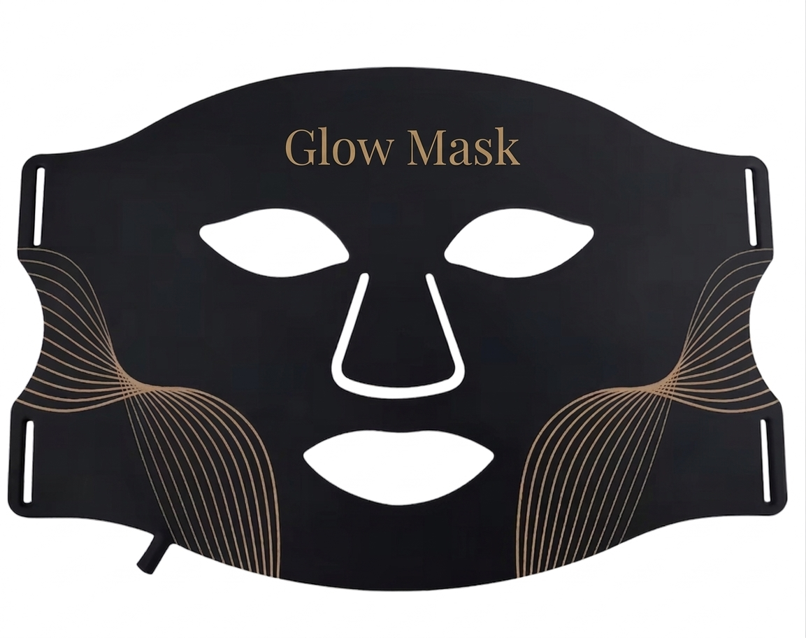 Nuestra Mascara Glow Mask LED  – Terapia facial LED profesional para piel radiante.