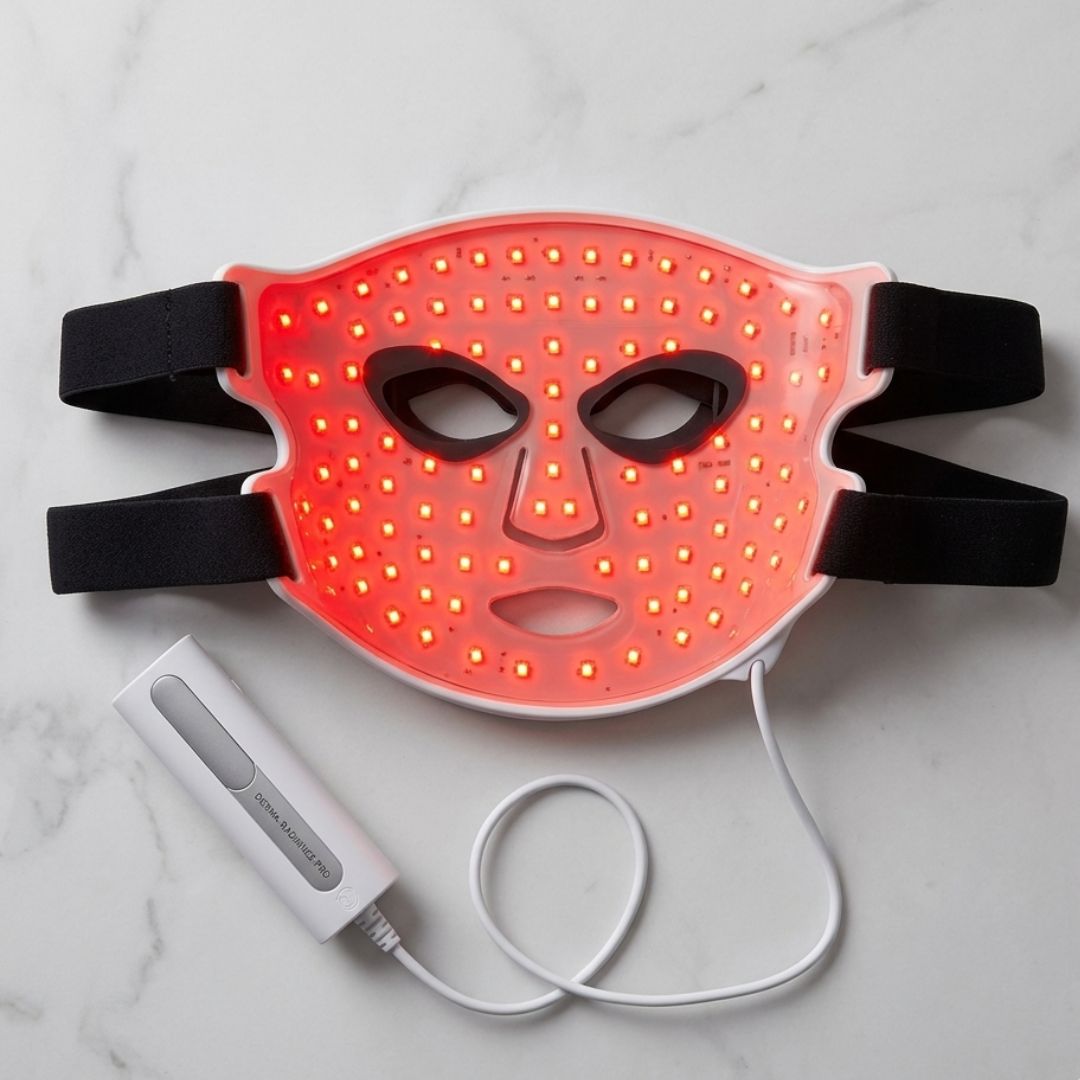 Nuestra Mascara Glow Mask LED  – Terapia facial LED profesional para piel radiante.